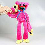 М'яка Іграшка Кіссі Міссі Huggy Wuggy Poppy Playtime, 40 см Рожевий, фото 9