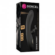 Вакуумний вібратор кролик Dorcel DIVINE RABBIT з вібрацією, 10 режимів вібрації: 3 режими вакууму, фото 2