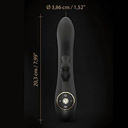 Вакуумний вібратор кролик Dorcel DIVINE RABBIT з вібрацією, 10 режимів вібрації: 3 режими вакууму, фото 3