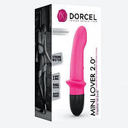 Вібратор Dorcel Mini Lover Magenta 2.0 перезаряджається, для точки G і масажу простати, фото 3