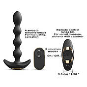 Анальний вібратор-човни Dorcel Flexi кулі, гнучка бочка, пульт дистанційного керування, фото 4