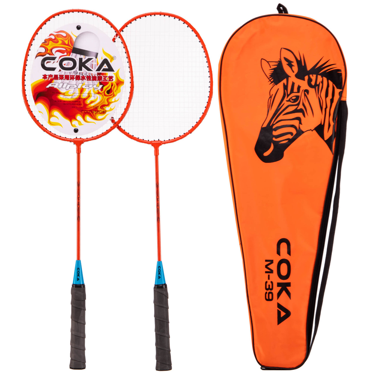 Набір для бадмінтону в чохлі Coka (M-39), фото 1