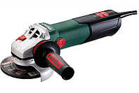 Болгарка Metabo WEV 17-125 Quick: 1700Вт, диск 125мм, регулировка оборотов, плавный пуск