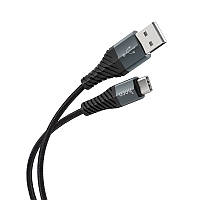 USB кабель для телефона Hoco X38 Cool Type-C (1m) Черный