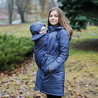 Зимняя слинг куртка для беременных 3 в 1 еврозима размер XS/S Love&Carry Фиолетовый