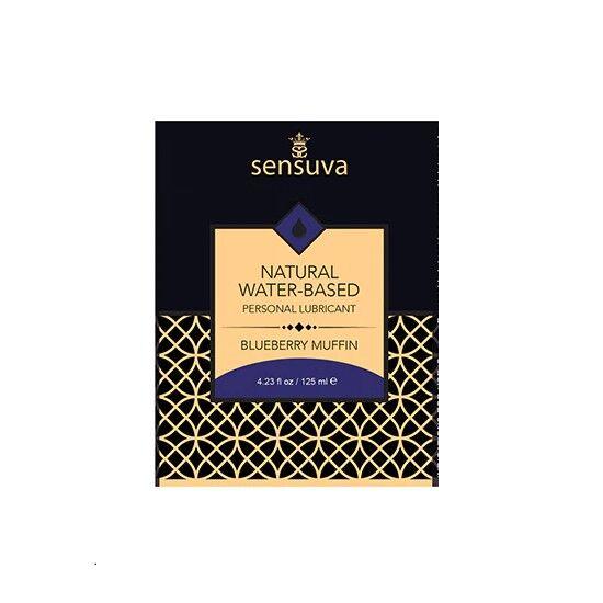 Пробник Sensuva - Natural Water-Based Blueberry Muffin (6 мл) 777Store.com.ua, фото 1