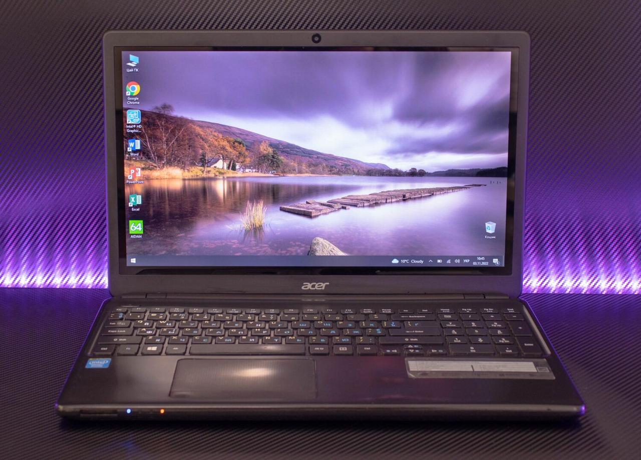 Ноутбук Б-класс Acer Aspire E1-510 / 15.6" (1366x768) TN Touch / Intel Pentium N3520 (4 ядра по 2.17 - 2.42 - фото 2 - id-p1708501247