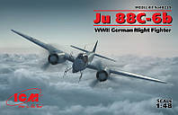 Пластикова модель 1/48 ICM 48239 німецький нічний бомбардувальник Junkers Ju 88 С-6b