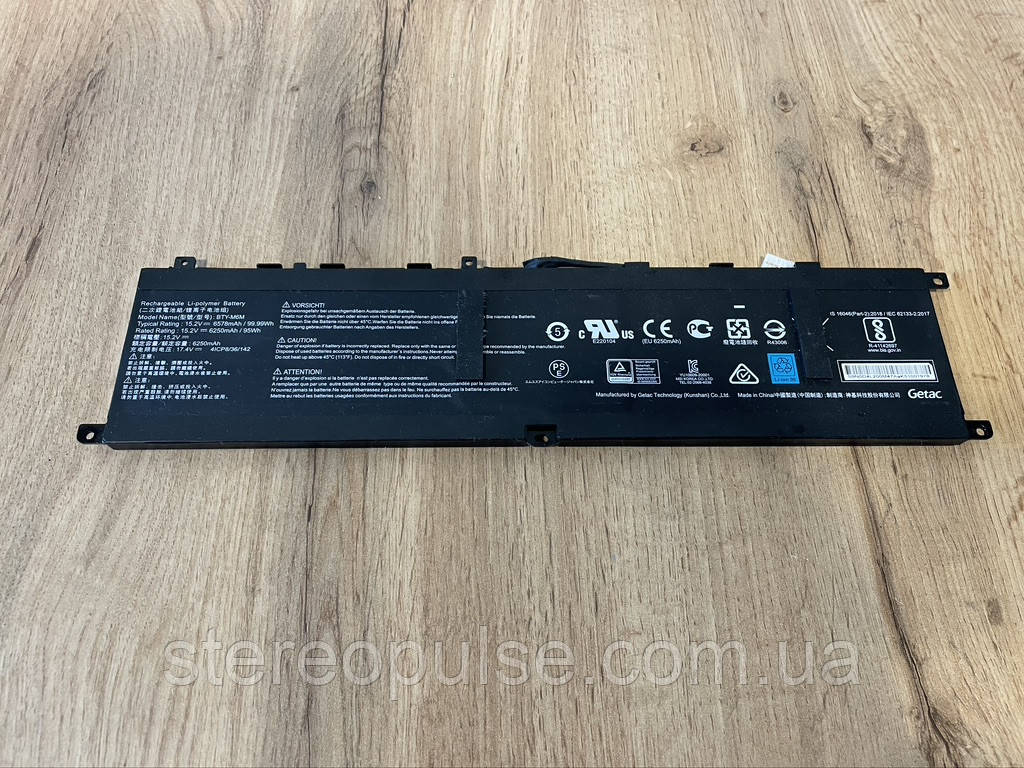 Акумулятор BTY-M6M для ноутбука MSI GE76 Raider (MS-17K2)  Original
