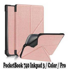 Чохол-книга BeCover Ultra Slim Origami для PocketBook 740 Inkpad 3/Color/Pro Rose Gold (707456)