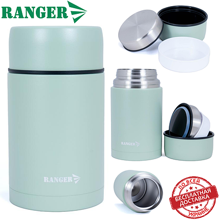 Термос туристичний харчовий для холодних та гарячих страв Ranger Expert Food 1 L, фото 1
