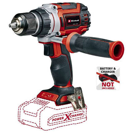 Потужний акумуляторний шуруповерт безщітковий Einhell TP-CD 18/60 Li BL - Solo : 18B (без акума і зарядки) 4514210, фото 1