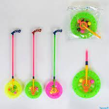 Каталка-колесо 866 А (240/2) 3 кольори, світло, тріскачка, 1 шт у пакеті, фото 1