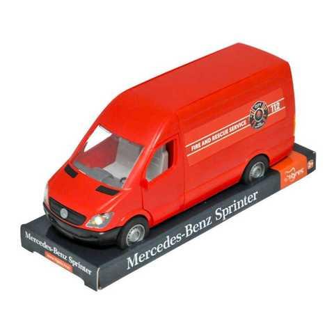 Гр Автомобіль "Mercedes-Benz Sprinter" вантажний 39701 (червоний) на планшетці (6) "Tigres", фото 1