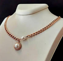 Ланцюжок з кулоном Xuping. Довжина: 38,5-43 см. Ширина кулона: 11 мм. Медична сталь.