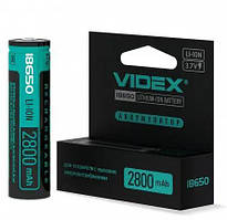 Акумулятор Videx 18650 з захистом Li-ION 3.7v (2800 mAh)