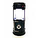 Ліхтар світлодіодний акумуляторний для кемпінгу 2в1 ручний на сонячній батареї + power bank для телефона Чорний, фото 4
