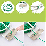 Дріт (шнур) підв'язувальний 30 м для рослин, кущів, дерев, фото 7