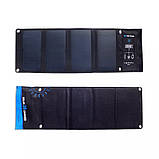 Сонячна паналь заряджання SOLAR, IHOPLIX (SUAOKI) 28W QC 3.0 Сонячна зарядка, фото 4