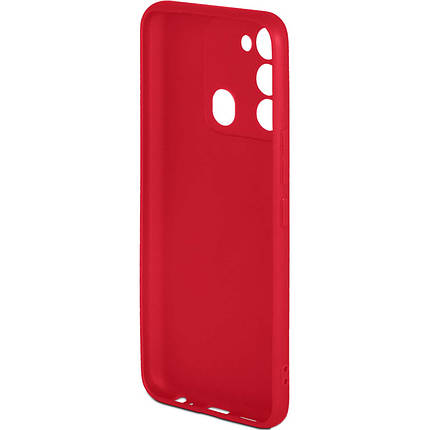 Чохол Silicone Case Camera для Tecno Spark GO 2022/Spark 8C red, фото 2