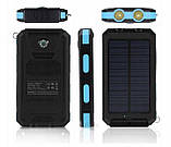 Повербанк від Сонця SOLAR PowerBank 20000 mAh 2xUSB, фото 5