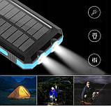 Повербанк від Сонця SOLAR PowerBank 20000 mAh 2xUSB, фото 4