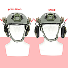 Кріплення на шолом, каску для навушників Howard Impact Sport/Pro/Bolt, Earmor M31/M32, Coyote, фото 5