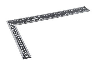 Косинець будівельний сталевий двосторонній MASTERTOOL 200х300 мм 30-3300