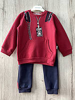 Спортивний костюм для хлопчика Estella 605 104 см Червоний