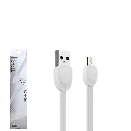 Кабель Remax Micro USB RC-040m white, фото 1