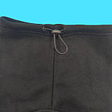 Баф-горловик (шарф, снуд) чорний на флісі, фото 4