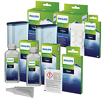 Набор Philips (фильтр AquaClean CA6903/10, таблетки, Жидкость от накипи, Смазка, Средство для молочной системы