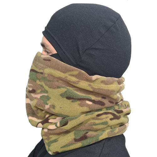 Шарф зимовий флісовий (бафф). Multicam, фото 1