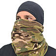 Шарф зимовий флісовий (бафф). Multicam, фото 4