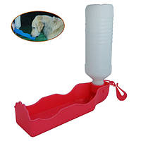 Дорожная поилка для собак пластиковая 500 мл Croci (цвет ассорти)