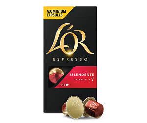 Nespresso капсули l'or Splendente 7 (Неспрессо) 10 шт. Франція