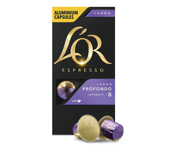 Nespresso капсули l'or Lungo Profondo 8 (10 шт.) Франція Неспрессо Льор