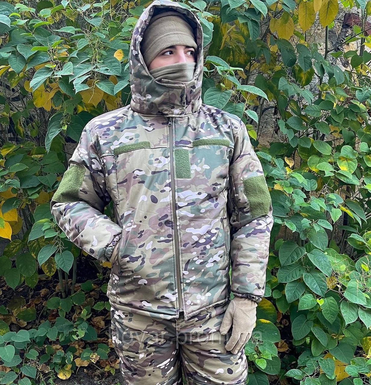 Зимняя военная куртка UKRTAC мультикам L - фото 1 - id-p1708621882