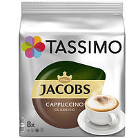Кофе в капсулах Tassimo Jacobs Cappuccino 16 капсул (8 порц) Германия Тассимо Капучино