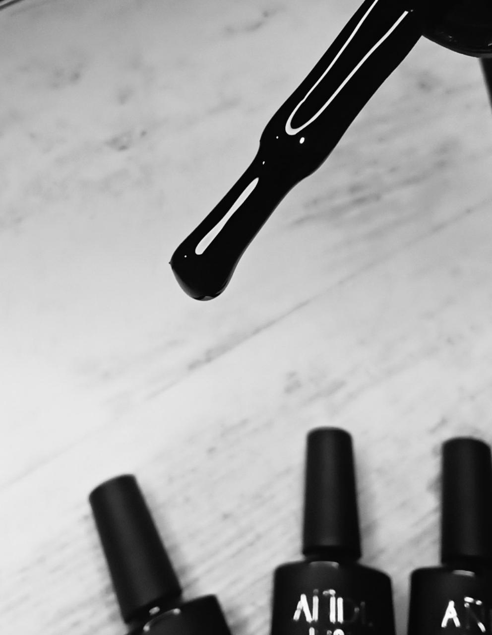 Гель лак "ANDI Prof" чорний black 8 ml, фото 1