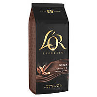 Кофе в зернах L'OR Espresso Forza 1кг Крепкий кофе Льор Форза