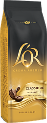 Кава в зернах L'OR Crema Absolute Classic 500 гр Льор Класик