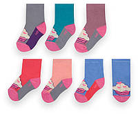 Шкарпетки дитячі махрові для дівчинки GABBI NSD-278 розмір 12-14 (в упаковке 6 штук)(90278)