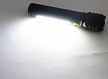 Ліхтарик ручний BL C72 P50 COB + USB CHARGE, світлодіодний Led ліхтар на акумуляторі, фото 5