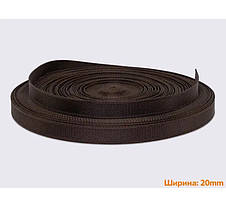 Стропа 20 мм поліестер, колір коричневого (від 1 м)