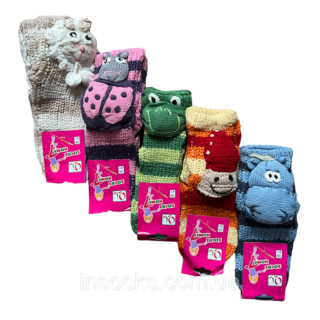 Шкарпетки жіночі вовняні "Socks Home" без махри. 39-41р., фото 1