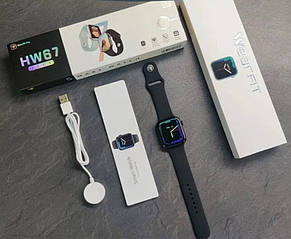 Смарт-годинник Smart Watch Series 7 HW67 Pro Max Black, фото 4