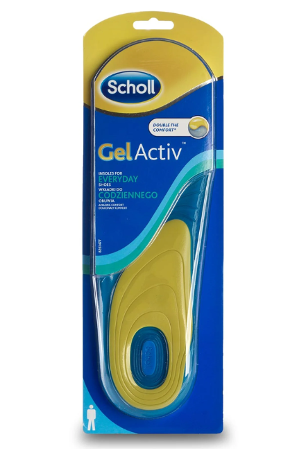 Універсальні гелеві устілки для взуття Scholl Activ Gel Everyday Sholl, 42-48 розмір, 1 пара (KG-5589)