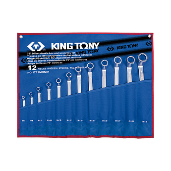 Набір накидних ключів 6~32 mm, 12 предметів King Tony 1712MRN01