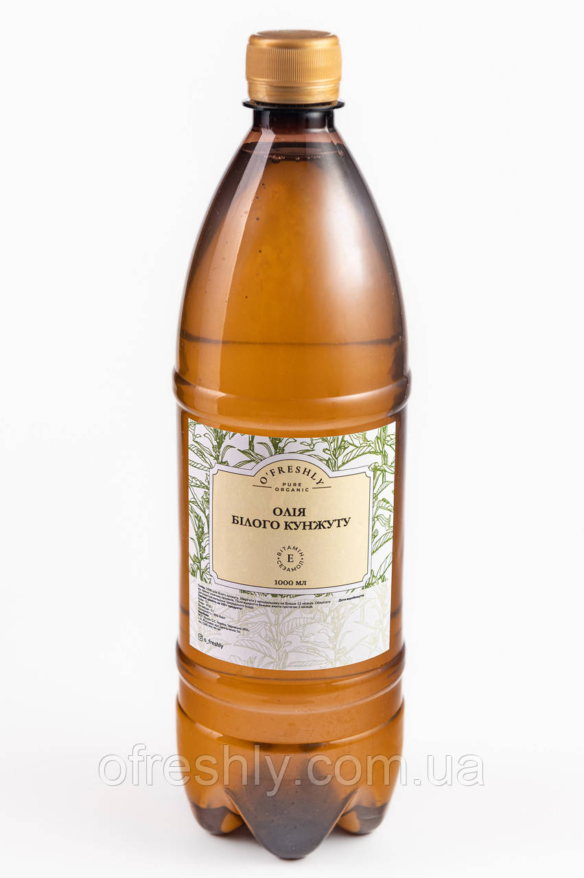 Олія кунжутна O'freshly, 1000 мл, фото 1